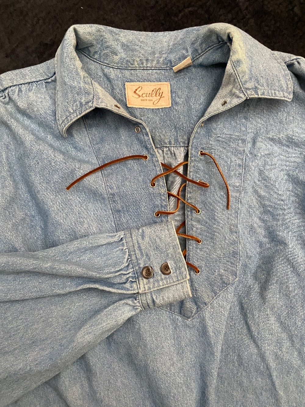 Scully Western Pullover, Long sleeve